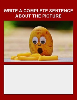Food Picture Prompt Writing (Google Classroom) by ROOMBOP | TpT