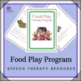 Food Play Program - Speech Therapy Program (great for spec