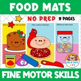 Food Playdough Mats | Fine motor skills practice for Presc