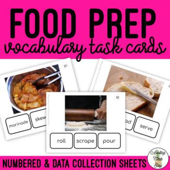 Preview of Food Prep Task Cards