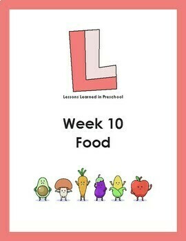 Preview of Food Preschool Lesson Plan