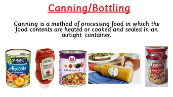 Preview of Food Processing and Food Preservation techniques