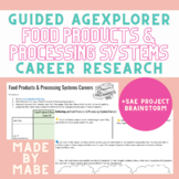 Food Products & Processing Career Research - AgExplorer