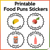 Food Puns Stickers Printable