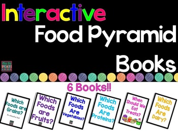 Preview of Food Pyramid Interactive Books (Adapted Books For Special Education & Autism)