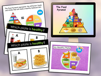 Preview of Food Pyramid Lesson: Building a Healthy Plate!