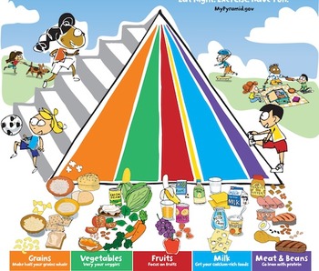 Preview of Food Pyramid Lesson (smart board)