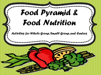 Preview of Food Pyramid Nutrition Activities
