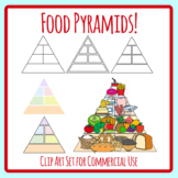 Food Pyramid Templates with Example Food Pyramid - Make Your Own Clip Art