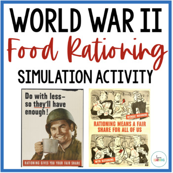 Preview of Food Rationing Simulation Activity - World War 2