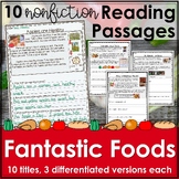 Food Reading Comprehension Passages