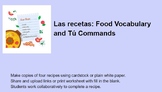 Food (Recipe) and Tú Commands