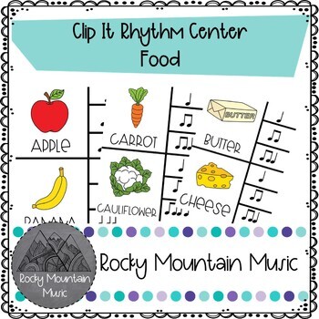 Preview of Food Rhythm Clip It Rhythm Center