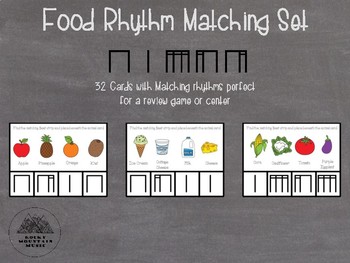 Preview of Food Rhythm Matching Game