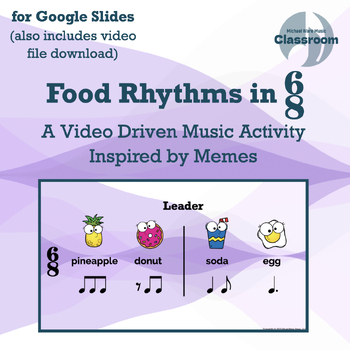 Food Rhythms in 6/8 | A Video Driven Music Activity | TPT