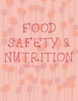 Preview of Food Safety & Nutrition standards title page - pink