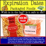 Food Safety READING EXPIRATION DATE for Life Skills and He