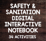 Food Safety & Sanitation DIGITAL Interactive Notebook- 34 