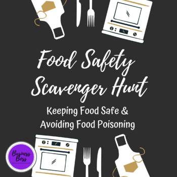 Preview of Food Safety Scavenger Hunt - Food Poisoning & Cross Contamination