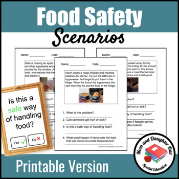 Preview of Food Safety Scenarios