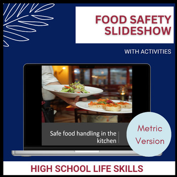 Preview of Food Safety Slideshow and Activities for Kitchen and Life Skills