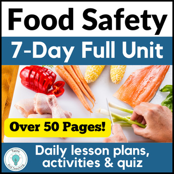 Preview of Food Safety and Sanitation Unit - Full Unit for Life Skills - FACS - Culinary