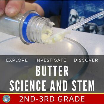Preview of Food Science And STEM | Making Butter Experiment | Gr 2 3 Thanksgiving Activity