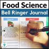 Food Science Bell Ringer Journal - Food Science Worksheets