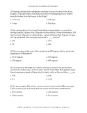 Food Science & Technology CDE: Math Quiz Bundle; Quizzes 1-3