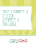 Food Security and Hunger Activity and Foldable