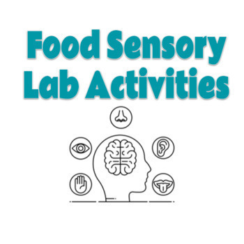 Preview of Food Sensory Lab Activities Bundle_Intro Culinary_FCS