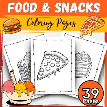 Preview of Food & Snacks Coloring pages