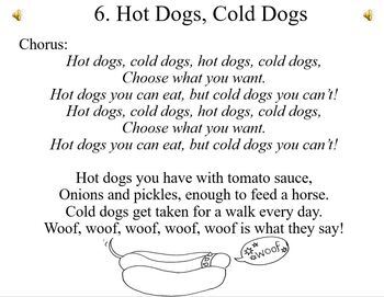 6 hot dog songs 