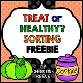 Food Sorting Free Worksheets (Special Ed.; Life Skills; Autism; Halloween)