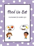Food Sources - Grouping Food & the Food Pyramids worksheet