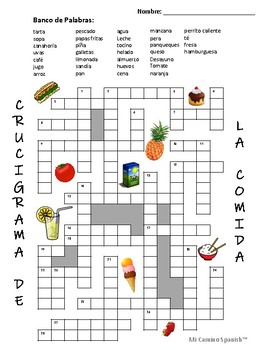 Very Easy Spanish Crossword Puzzles / Printable crossword puzzles for kids from Nourish ...