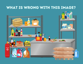 Preview of Food Storage Chemicals Safety Infographic