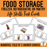 Food Storage Field of 2 Task Cards