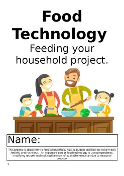 food technology worksheets teaching resources tpt