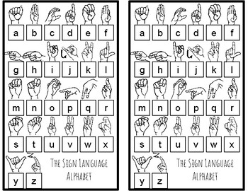Types of Food American Sign Language Activity by Emily Spooner | TPT