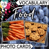 Food Vocabulary Flashcards (Speech Therapy, Special Education, ESL, etc.)