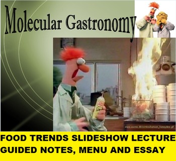 Preview of 2021 Food Trends Slideshow, Guided Notes & Writing Activities for Culinary Arts