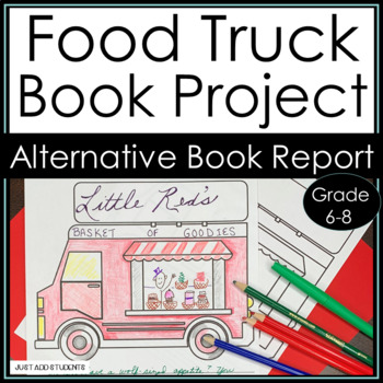 Preview of Food Truck Book Report Project and Writing Activity End of the Year