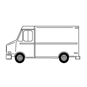 Food Truck (Both Sides) Ai Compatible by Ms Kemps Art Room | TPT