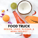 Food Truck Design, Logo, Slogan, and Menu Project