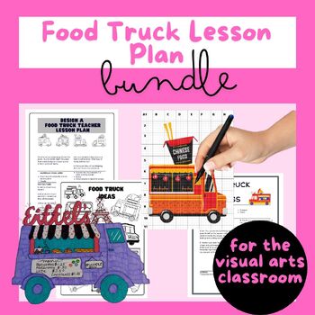 Preview of Food Truck Middle School Visual Arts Lesson Plan Bundle *great for CTE class too