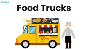 Preview of Food Truck Plans K-5