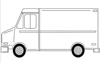 Food Truck Template Worksheets Teaching Resources Tpt