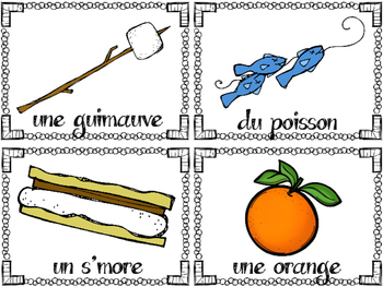 Food Unit- FRENCH Language Activities & Worksheets by A Little Bookish