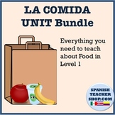 Food Vocabulary Unit for Spanish: Comida Bundle